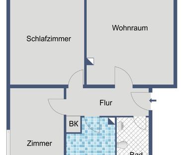 Helle 3-Zimmer-Wohnung in Wiesbaden-Erbenheim - Foto 1