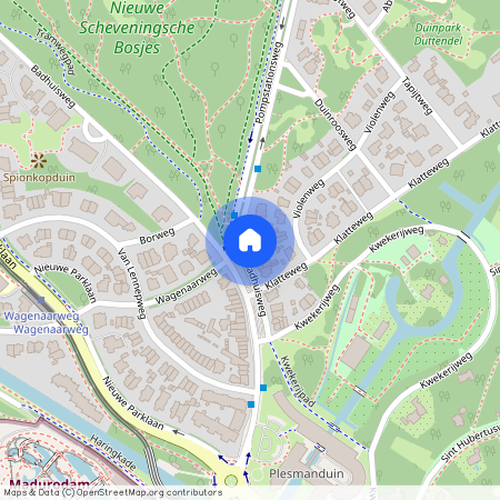 Duttendel, 2597 JS, Badhuisweg, Den Haag