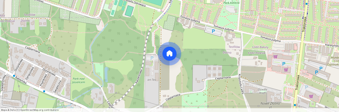 ul. Kaczeńcowa, Złotno, Polesie, Łódź, łódzkie