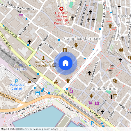 Stampace, Via Giovanni Maria Angioj, 28, Cagliari