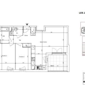 Appartement à louer 3 pièces 64.92m² - Photo 3