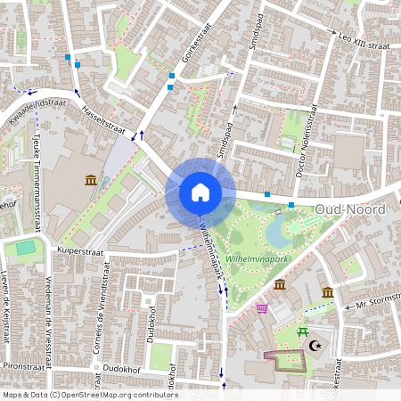 Bouwmeestersbuurt Noord, 5041 EA, Wilhelminapark, Tilburg