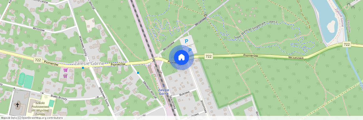 ul. Pionierów, Zalesie Górne, Piaseczno, piaseczyński, mazowieckie