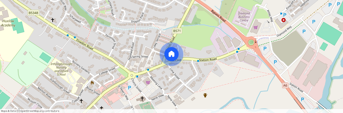 2 Bedroom Flat to Rent in Lovell Court, Irthlingborough, Northants, NN9