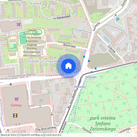 ul. Jacka Malczewskiego, Śródmieście-Północ, Śródmieście, Szczecin, zachodniopomorskie