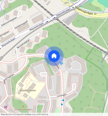 Bjursätragatan **, Rågsved