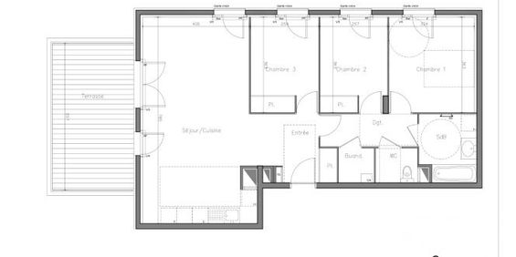 Location Appartement 4 pièces 83m² VIENNE 38200 - Photo 3