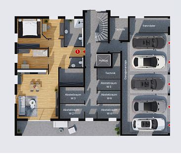 Haus 23: 99m² - 3 Zimmer-Penthouse im Wohnpark Hartum mit Dachterrasse im Erstbezug - Foto 2