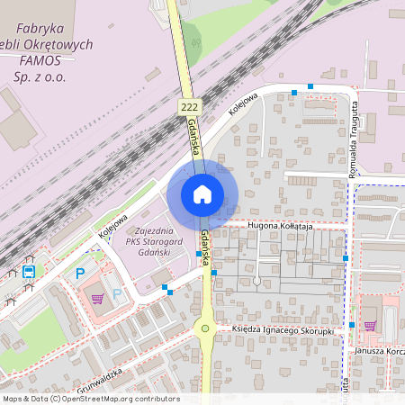 ul. Gdańska, Starogard Gdański, starogardzki, pomorskie