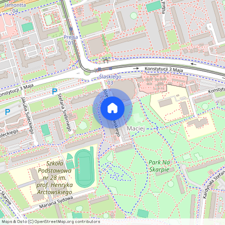 ul. Józefa Mossakowskiego, Na Skarpie, Toruń, kujawsko-pomorskie