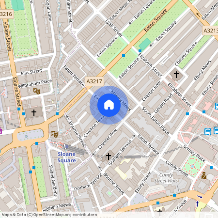 Eaton Terrace, Belgravia, London, SW1W, United Kingdom