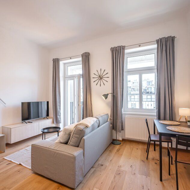 Short-term apartment in walking distance to AUGARTEN, 2-6 months, fully furnished with balcony! - Foto 1
