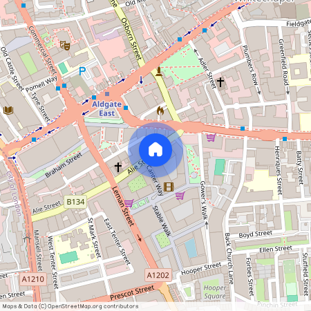 Alie Street, Aldgate East