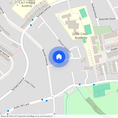 Vincent Gardens, Dollis Hill