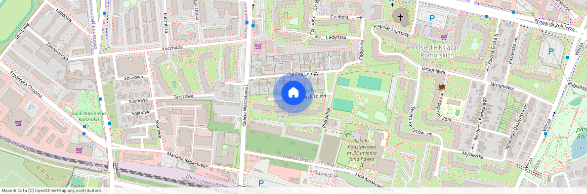 ul. Księżnej Elżbiety, Niebuszewo, Północ, Szczecin, zachodniopomorskie