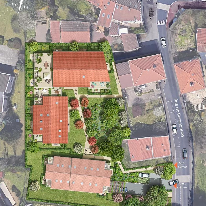 Location Appartement 3 pièces 58m² LA TOUR DE SALVAGNY 69890 - Photo 1