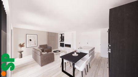 Gelijkvloersappartement in het centrum van Pulle met 1 slpk - Foto 3