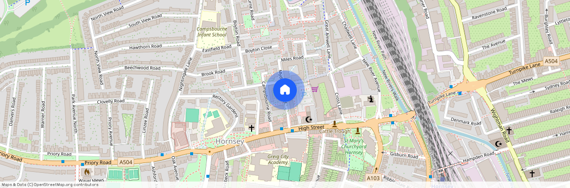 Myddelton Road, London, N8
