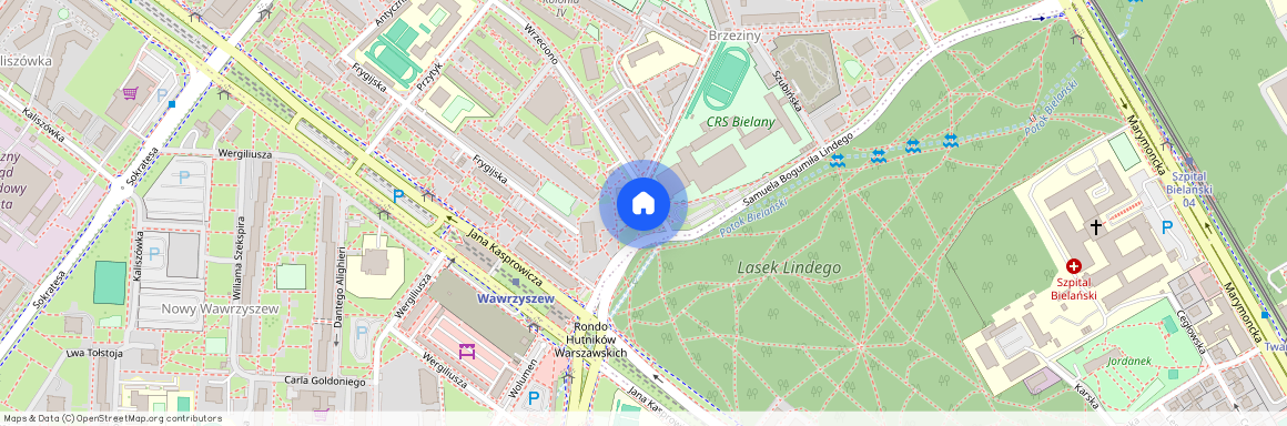 ul. Wrzeciono, Wrzeciono, Bielany, Warszawa, mazowieckie