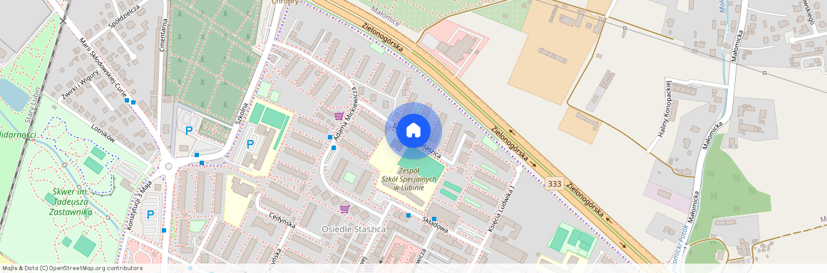 ul. Stanisława Staszica, Lubin, lubiński, dolnośląskie