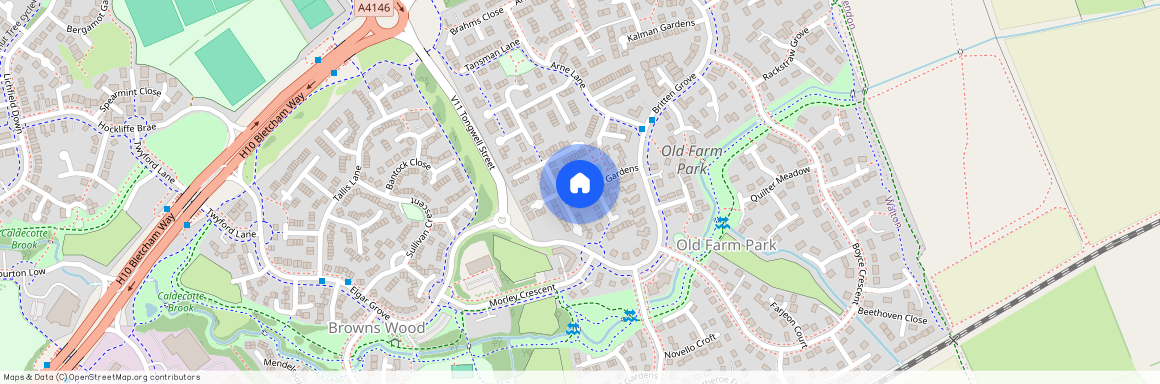 Hindemith Gardens, Old Farm Park, MK7