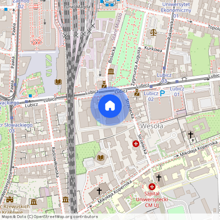 ul. Lubicz, Wesoła Wschód, Grzegórzki, Kraków, małopolskie