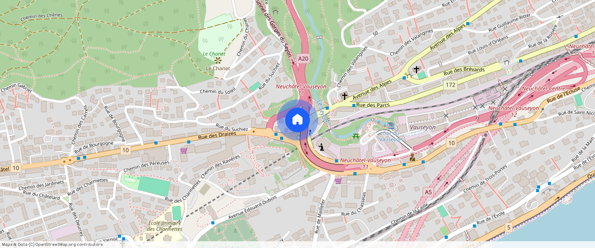 Parcs 108, Neuchâtel