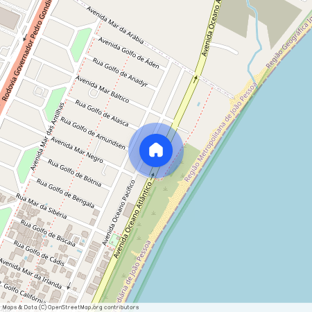 Avenida Oceano Atlântico, 754, Intermares, Cabedelo, Paraíba, 58101830