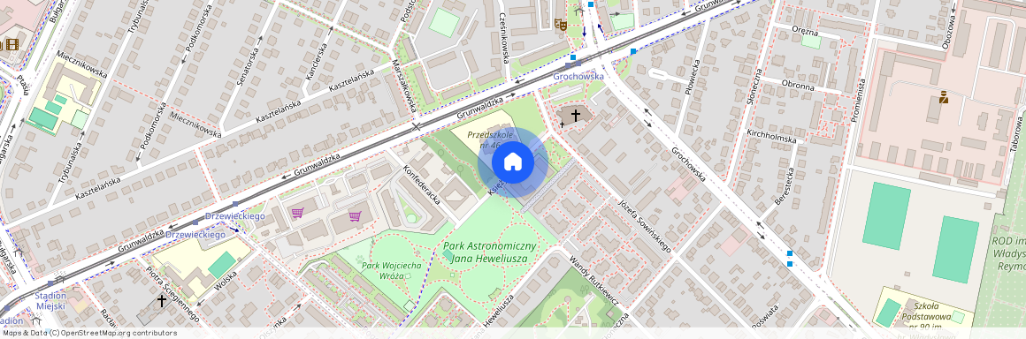 ul. Księżycowa, Pogodno, Grunwald, Poznań, wielkopolskie