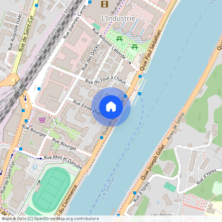 2 RUE DUPORT 5 QUAI COMMERCE, QUAI OUEST, LYON 9EME ARRONDISSEMENT l'Industrie-Le Bourg