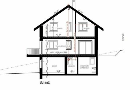 For rent on 1 July 2026, new single-family house with 6 1/2 rooms and double garage, located at Vorderer Rebweg 1 in 9534 Gähwil. Spacious room layout with 190 m2 of living space. - Foto 4