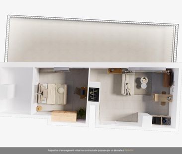 location Appartement T2 DE 36.1m² À MARSEILLE - Photo 2