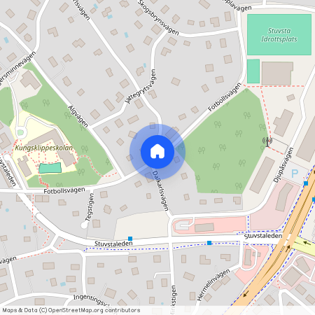 Fotbollsvägen, Huddinge