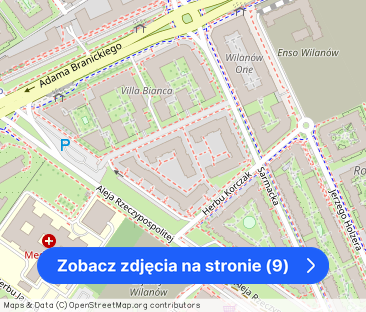 W pełni umeblowane mieszkanie blisko Pałacu w Wilanowie – zdjęcie 1
