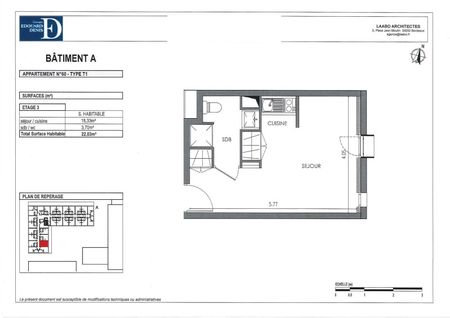 Location Appartement 1 pièce 22m² VILLENAVE D ORNON 33140 - Photo 3