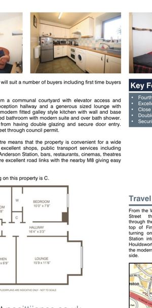 1 Bed Flat, Minerva Court, G3 - Photo 2