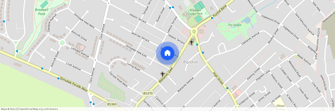 Sparrow Terrace, Porthill, Newcastle-under-Lyme, ST5