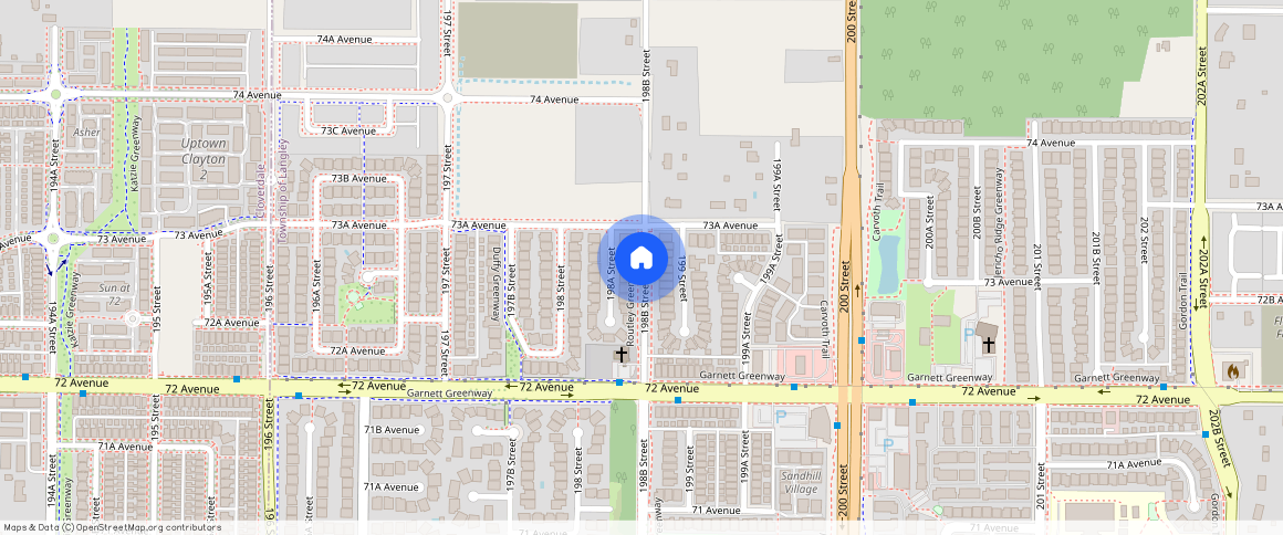 google map, Township of Langley, Township of Langley, Metro Vancouver, V2Y 1R9