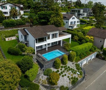 Herrliberg: exklusives Einfamilienhaus mit Seesicht, Garten und Pool - Photo 6
