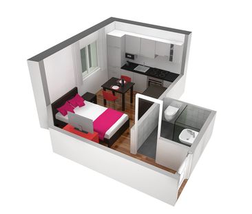 1 Zimmer, 18 m² - Photo 3