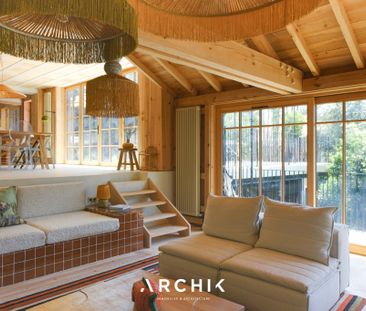 Architecture d'inspiration Ferret-Capienne, cette maison de 210 m2 ... - Photo 2