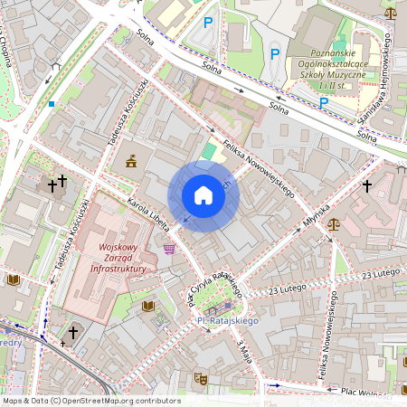 ul. Działyńskich, Centrum, Stare Miasto, Poznań, wielkopolskie