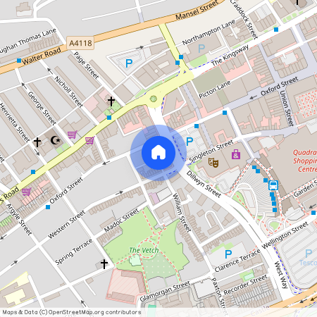 Singleton Hotel, Dilwyn Street, Swansea, SA1