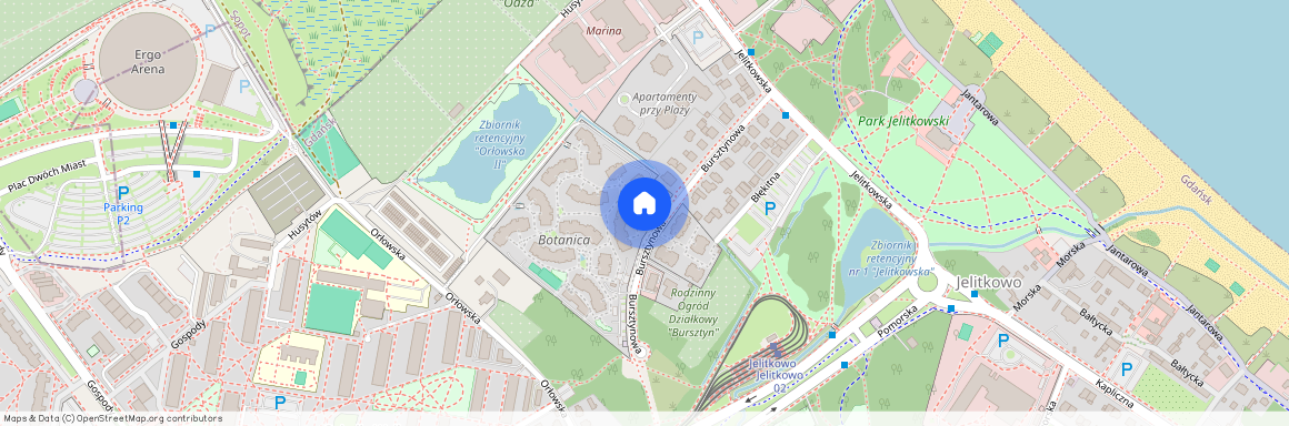 ul. Bursztynowa, Jelitkowo, Gdańsk, pomorskie