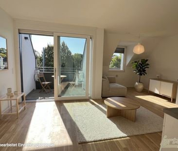 „Dachgeschosswohnung - Sauna und Fitnessbereich im Herzen von Auhof“ - Photo 1