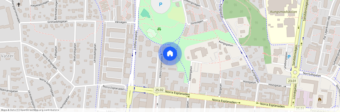 Västra Esplanaden, Växjö