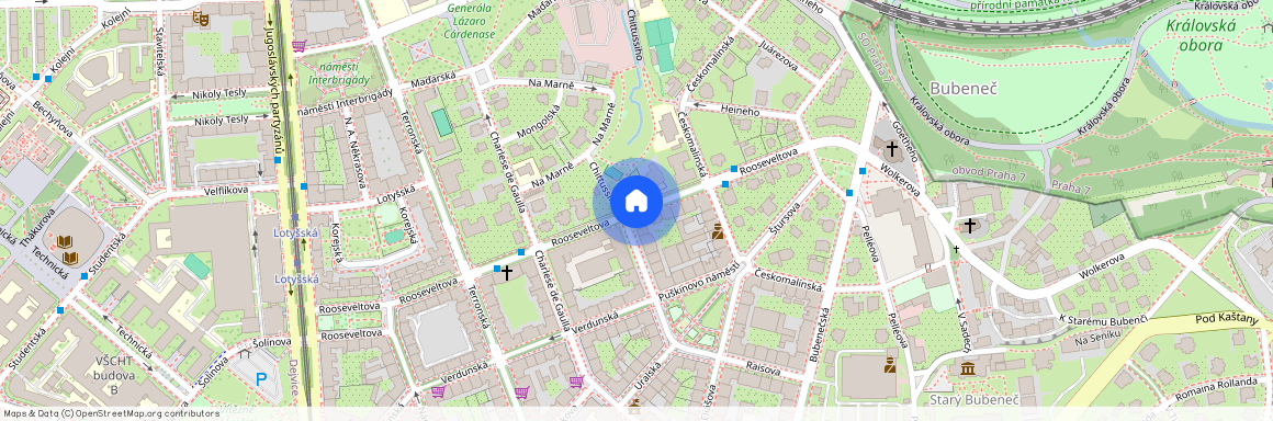 Rooseveltova, Praha - Bubeneč