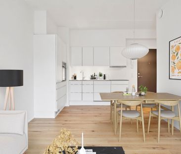 Møntmesterhus – Flot 2-værelses lejlighed med altan samt flere fæll... - Photo 5