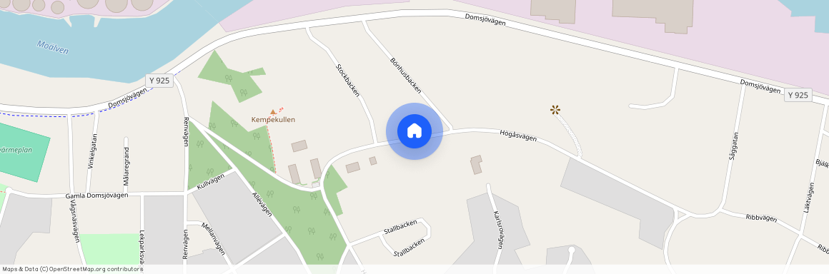 Bönhusbacken, Domsjö