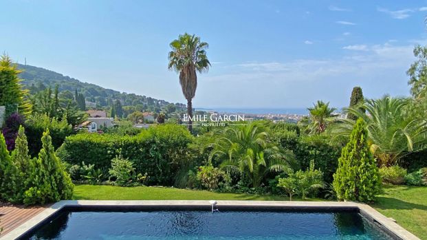 A louer, Cannes, maison contemporaine, vue mer imprenable - Photo 1